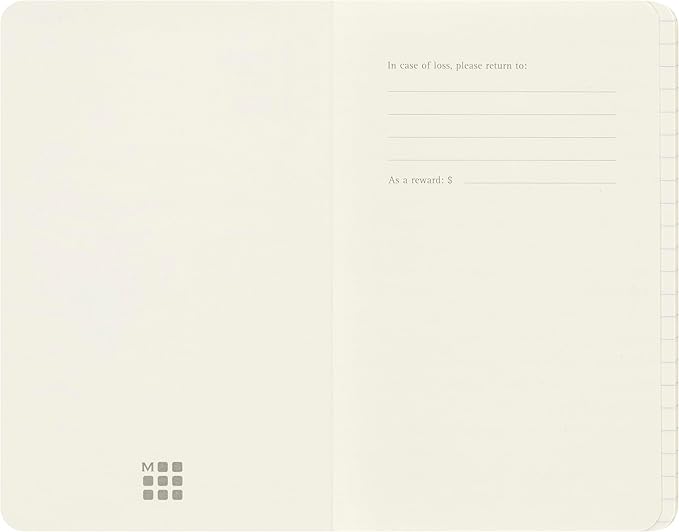 Moleskine Volant Journal, Soft Cover, Pocket (3.5" x 5.5") Plain/Blank, Coral Orange/Aqua Blue, 80 Pages (Set of 2)