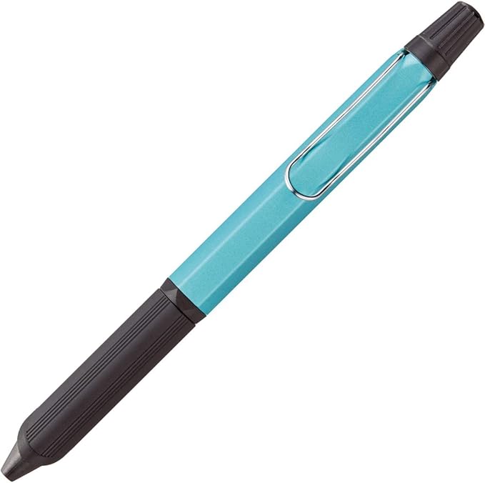 Uni Jetstream EDGE3 0.28mm Oil-based Ballpoint Pen Two-Tone Turquoise Body ＋ Black/Red/Blue Refills, Sticky Notes Value Set