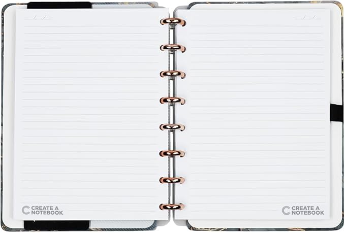 Discbound Notebook Rulled Refills Paper - 5.51" x 7.87" Paper for Custom Discbound Notebook, Planner or Daily Use – 90 GSM Custom Note-Taking System Discbound Inserts – 100 Sheets