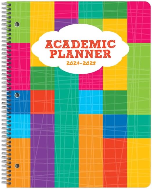 Dated Elementary Student Planner 2024-2025 Academic School Year, Large (8.5" by 11") Block Style Datebook with Imagine Cover