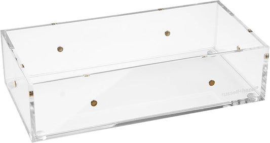 russell+hazel Medium Acrylic Drawer Bloc, 9.5” x 6.5”, Desktop Organization, Clear, 1 Count, 98146