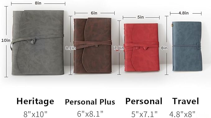 Leather Journal Notebook, A5 Size Diary 6x8.1 Inch, Genuine Leather Journals for Writing, Vintage Style Personalized Journal, Gifts for Men and Women, Artists, Travelers, Navy Blue