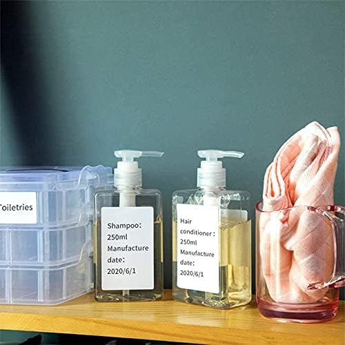 Phomemo [3x100 pcs]Original Labels for M110 M100 M220 M221, 1.97''x3.15''(50x80mm),Square,White,100 Label/Roll,3-Roll, Adhesive Thermal, for Clothing, Ingredient, Logo, Barcode, Address, for M120/M200