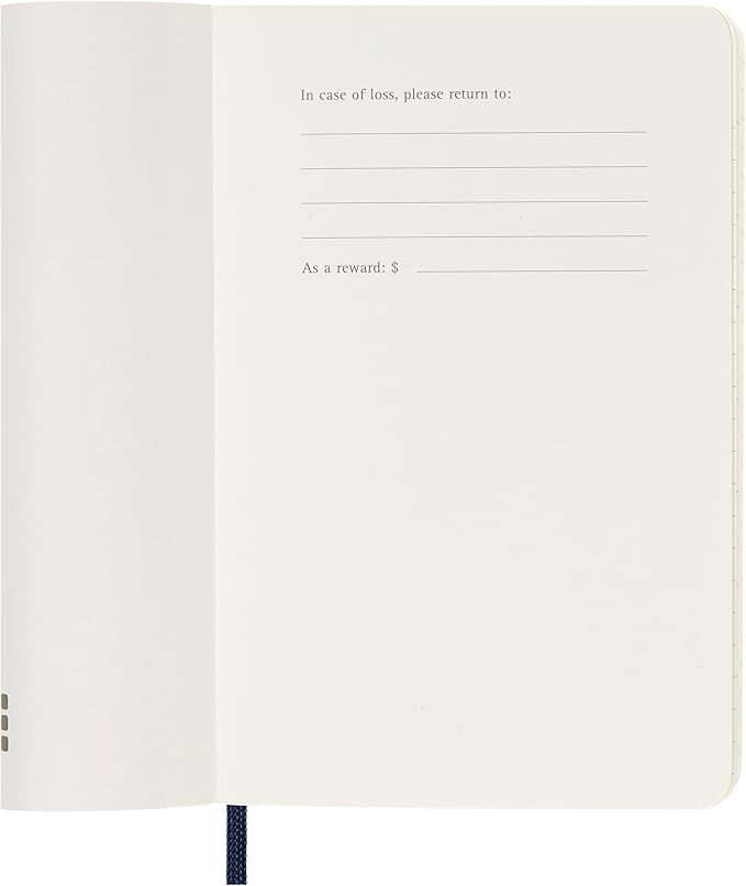 Moleskine Classic 18 Month 2023-2024 Weekly Planner, Soft Cover, Pocket (3.5" x 5.5"), Sapphire Blue