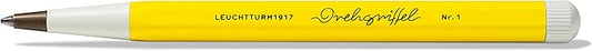 LEUCHTTURM1917 - Drehgriffel Writing Pen (Lemon) - Ballpoint Pen with Royal Blue Ink Included