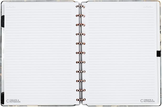 Discbound Notebook Rulled Refills Paper - 7.87" x 10.82" Paper for Custom Discbound Notebook, Planner or Daily Use – 90 GSM Custom Note-Taking System Discbound Inserts – 100 Sheets