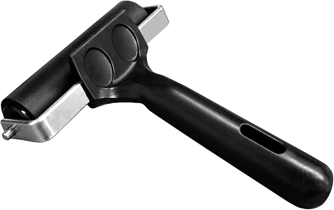 KXKZREN Rubber Roller for Flooring Installation 4 inch Rubber Brayer Glue Roller for Boat Flooring Install Printmaking Painting Stamping Wallpaper Gluing Application