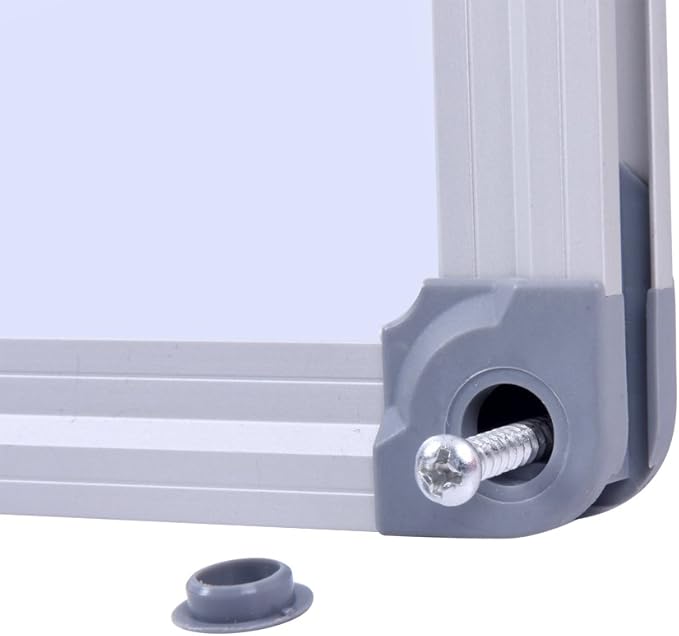 40 x 28-in Magnetic Dry Erase Board with Pen Tray| Aluminum Frame Portable Wall Large Whiteboard Message Presentation Board for Office & Classroom