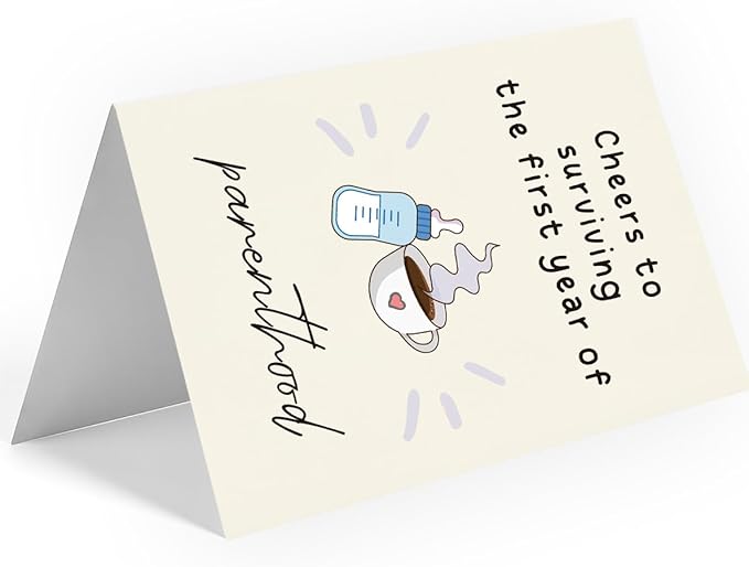 1st Birthday Card | First Birthday Card | 1st Birthday Gifts | 1 Year Old Birthday Card | 1st Birthday Card for Girl & Boy | First Birthday Card for Boy & Girl | 1st Birthday Decorations