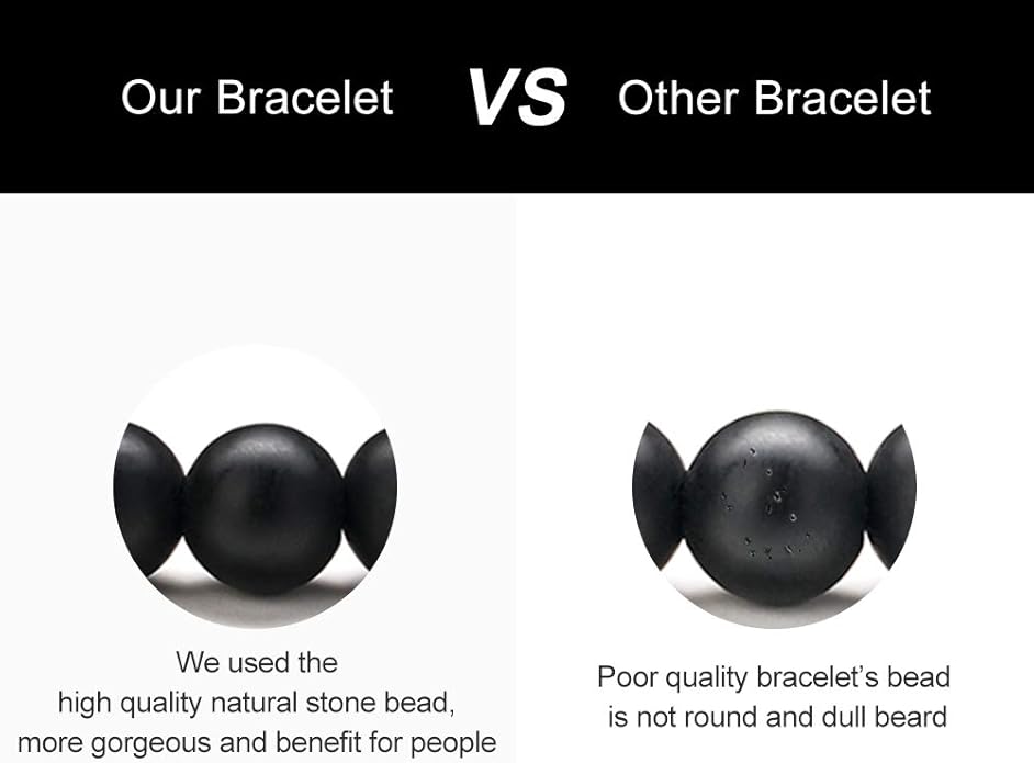 M MOOHAM Natural Stone Bracelets for Men - 8mm Tiger Eye | Matte Agate | Lava Rock Bracelets for Men Teen Boys Gifts Birthday Anniversary Christmas Gifts for Men Teens