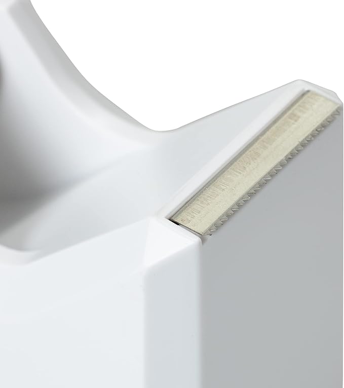 JAM PAPER Colorful Desk Tape Dispensers - White - Sold Individually