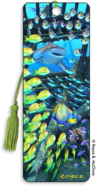 3D Bookmarks Featuring The Artwork of Royce B Mcclure (Shipwreck)