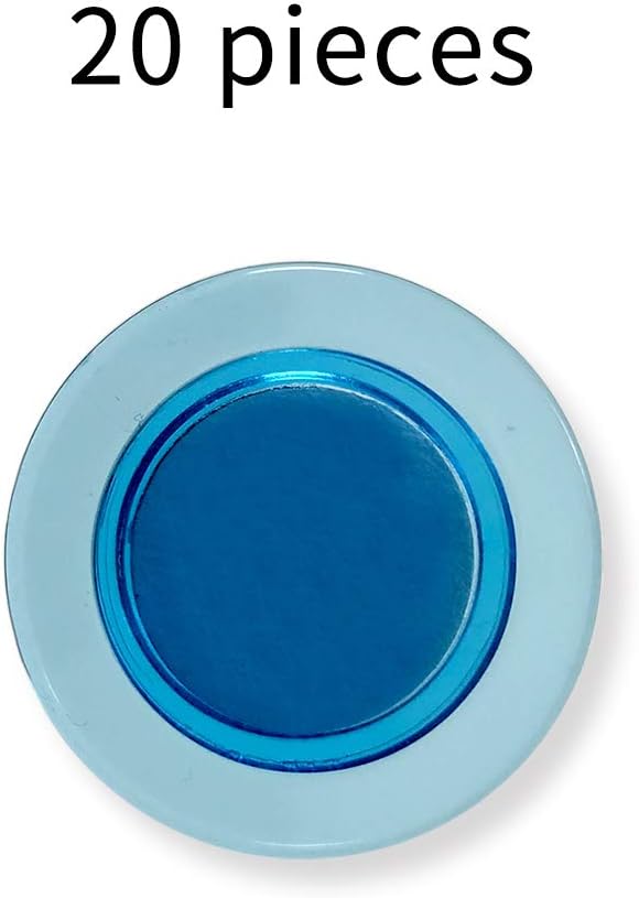Magnets for Glass Whiteboard, Dry Erase Board, Large, Assorted Color 20 Pack (20PCS)