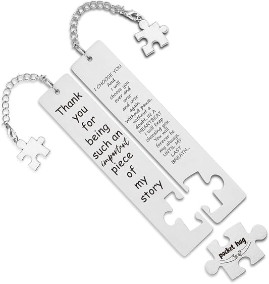 Funny Bookmarks Gift for Couple, Wife, Husband, Boyfriend, Girlfriend, Romantic Book Lover Gift for Wife, Husband, Couple,Valentines Gift for Wife, Women, Husband, Men,WB121