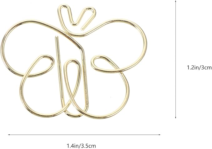 NUOBESTY 20pcs Bookmark bookbaga Creative Shaped Paper Clips File Document Paper Clips Work Folder Office Supplies folders Office Document Clips Delicate Paper Clip Nordic Peacock Decorate