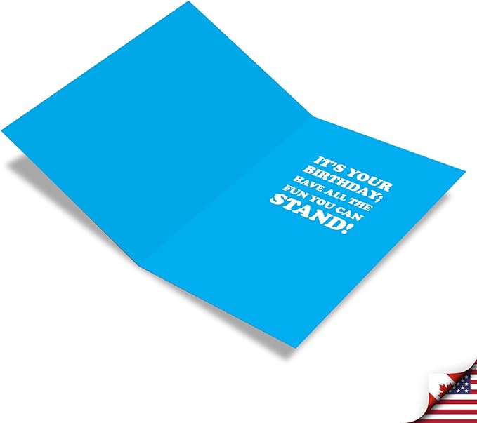 NobleWorks Funny Birthday Greeting Card with 5 x 7 Inch Envelope (1 Card) Bday Fun and Games 0784