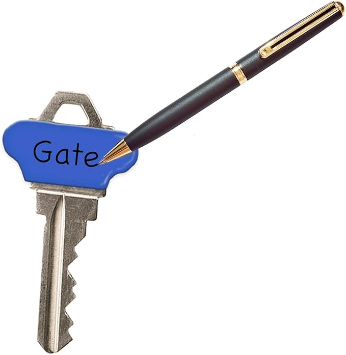 Lucky Line Colorful Key Bands - Key Identifiers Medium, 4 Pack (17104)