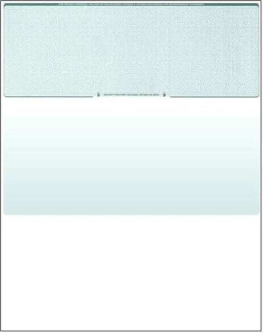 Compuchecks Check on Top Blank Check Paper - 1000 Pack, Quick-Books & Laser Printer Compatible - Security Business Checks with Voucher - 8.5" x 11" Green Diamond