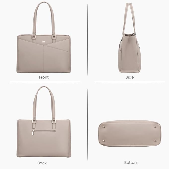 LOVEVOOK Laptop Tote Bag for Women, Office Work Bag Briefcase fit for 15.6 inch Laptop, Large Capacity Teacher Computer Bag Handbag