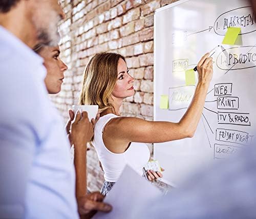 48 x 36-in Magnetic Dry Erase Board with Pen Tray| DexBoard Aluminum Frame Wall Mount Large Whiteboard Message Presentation White Board for Office & Classroom