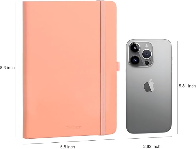 Comix 4 Pack Lined Journal Notebooks for Women, 176 Pages, 5.5 x 8.3", Hardcover, Morandi, 100gsm Paper, A5 Journaling Notebooks, Perfect for Work School Home