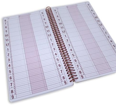 Notebook Planner, Appointment Book – Large 7" x 13.5" Undated 2024 Planner, Daily & Hourly Planner – Spiral Notebook Organizer for Scheduling Appointments (3 Columns)