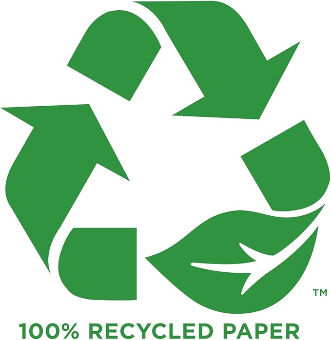 KAISA Quad Legal Pad Writing Pads, 8.5"x11.75" Graph Ruled 8.5x11 Legal Pads Note Pads, 50 Sheets Grid Paper Pads Recycled Notepads, Canary 6 Pads, KSU-7532