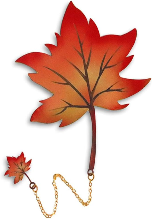 Bookmarks for Book Lovers Book Marks for Reading Women Birthday Graduation Christmas Gifts for Her Cute Metal Bookmark Book Markers Stocking Stuffers for Teens (Maple Leaf)