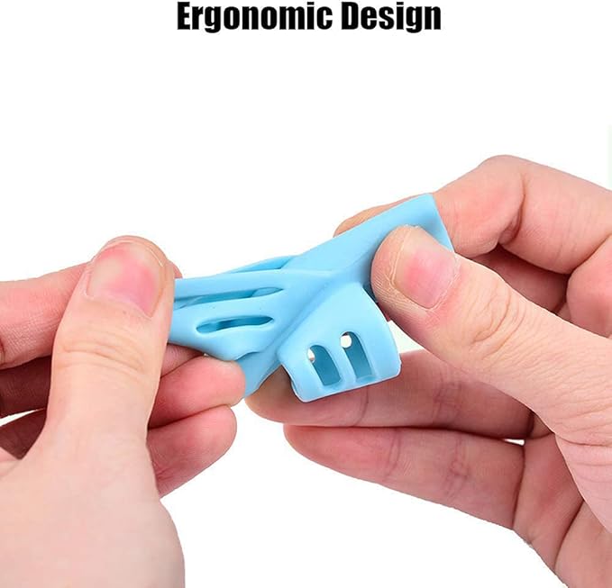 JuneLsy Pencil Grips Pencils Grips for Kids Handwriting Posture Correction Training Writing AIDS for Kids Toddler Preschoolers Students Children Special Needs (18PCS)