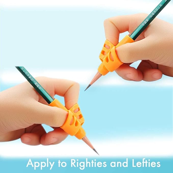 JuneLsy Pencils Grips Pencils Grips for Kids Handwriting Posture Correction Training Writing AIDS for Kids Toddler Preschoolers Students Children Special Needs (12PCS)