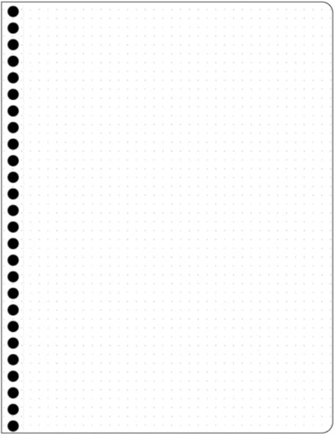 Decomposition Mosaic Dot Grid Spiral Notebook - 9.75 x 7.5 Journal with 144 Dot Grid Pages - 100% Recycled Paper - Notebooks for School Supplies, Home & Office - Made in USA