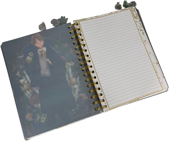 Innovative Designs Harry Potter Tab Journal Notebook, Herbology - Spiral Bound, 144 Lined Pages, 8 x 7 inches