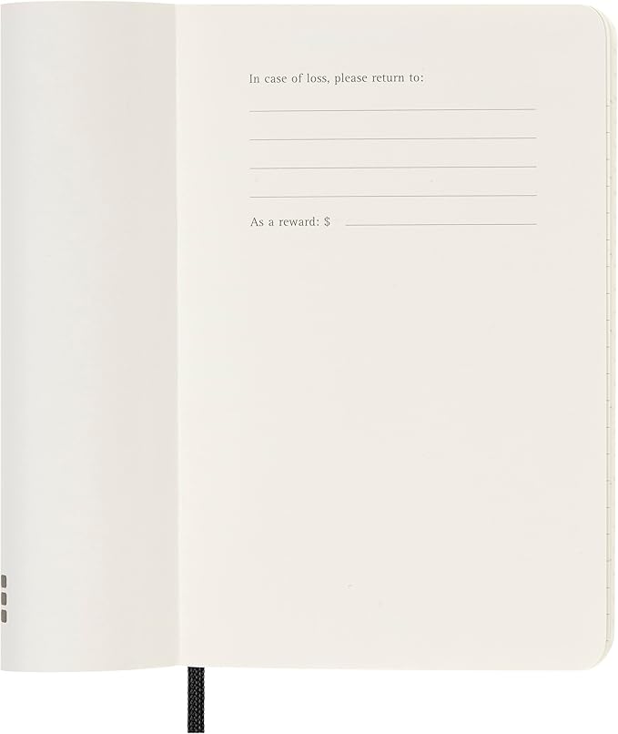 Moleskine Classic 18 Month 2023-2024 Weekly Planner, Soft Cover, Pocket (3.5" x 5.5"), Black