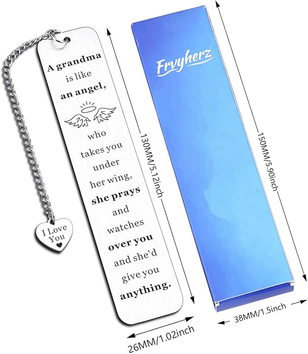 Grandma Christmas Gifts, Grandma Gifts, Grandma Birthday Gifts, GiGi Gifts for Grandma, Bookmark Gifts for Grandma Unique, Great Grandma Gifts,New Grandma Gifts,Mothers Valentines Day Gift for Grandma