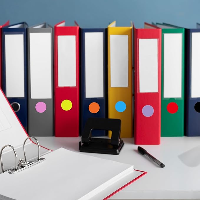 Dot Stickers,Pack of 2400 Round Color Coding Circle Dots Stickers Labels (3/4",Orange)