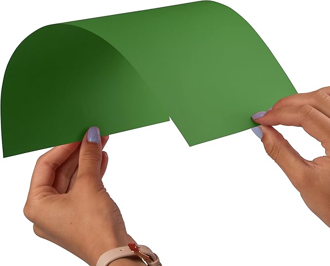 JAM PAPER Colored 24lb Paper - 90 gsm - 8.5 x 11 - Green Recycled - 50 Sheets/Pack