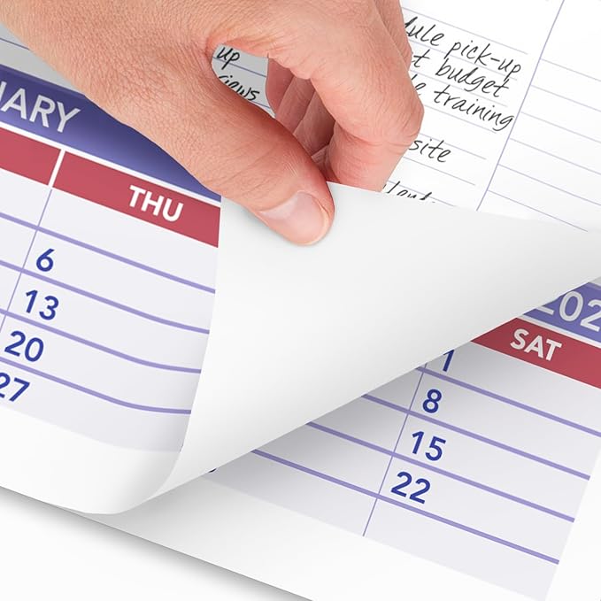 AT-A-GLANCE 2025 Wall Calendar, 15-1/2" x 22-3/4", Large, 3-Month Reference (PM62825)