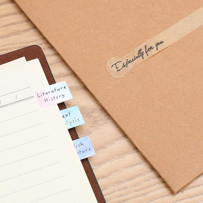 Phomemo D30 Label Tape, for D30 D35 Q30 Q30S Q31 Label Maker, Black on Mermaid Color Sticker Thermal Paper Self-Adhesive Label Maker Tape, 12 x 40mm (3/8" x 11/2") 160 Tapes/Roll, 3-Roll