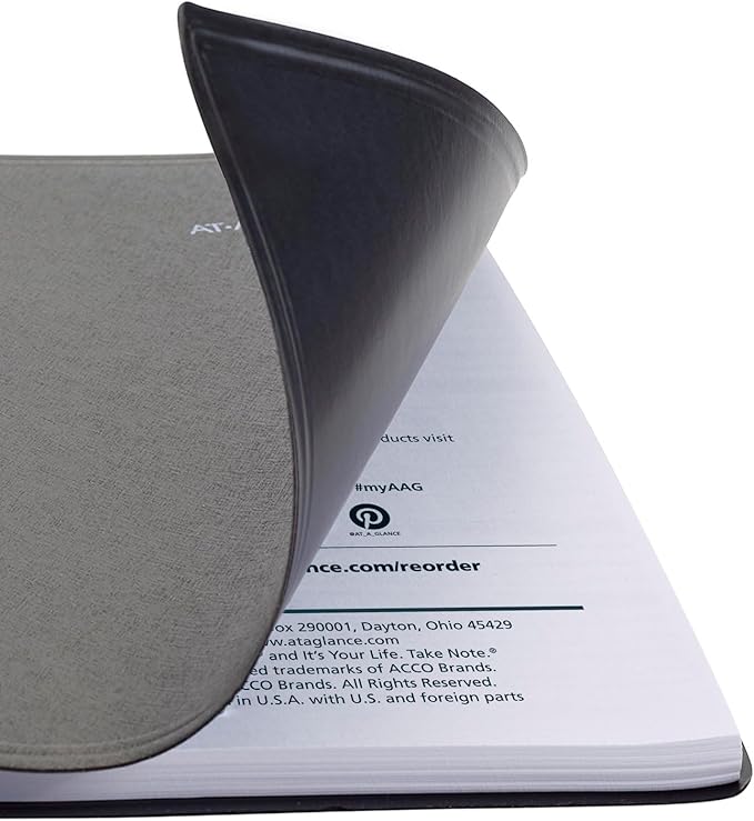 AT-A-GLANCE 2025 Appointment Book Planner, Weekly & Monthly, 5" x 8", Small, QuickNotes, Black (76020525)