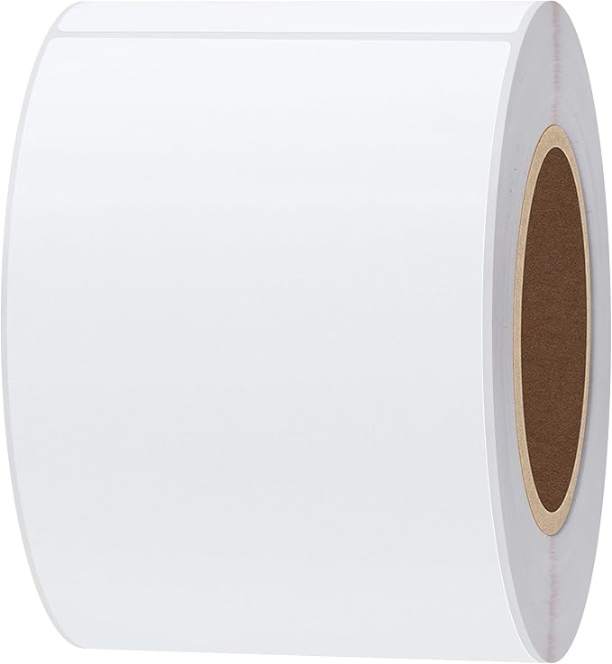 Hybsk 2.25x4 inch Direct Thermal Labels for Barcodes, Address, Compatible with Rollo Label Printer & Zebra Desktop Printers (2.25"x4",4 Rolls White)