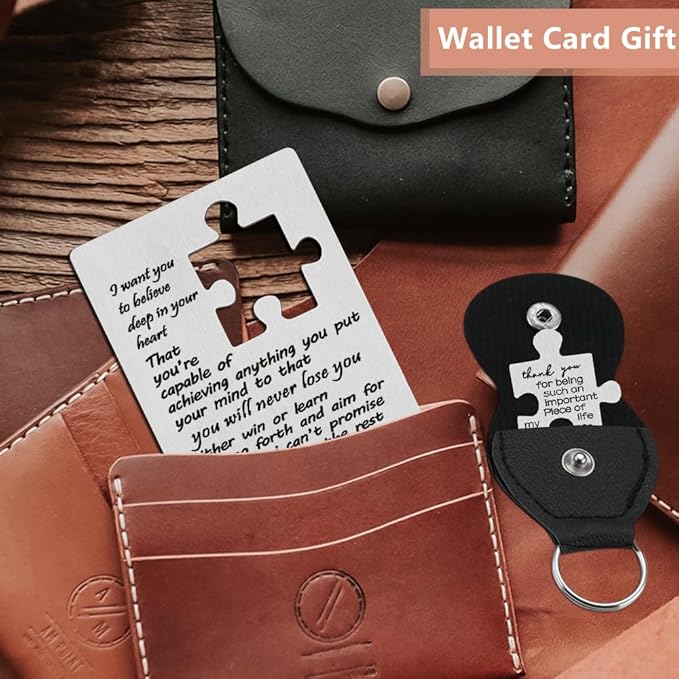 llxxeyopqdxz Wallet Card Insert for Son from Dad, Inspirational Gift for Son from Dad, College Graduation Gifts for Son, Happy Birthday Son Card from Dad, Cute Wallet Card Gift for Son,(46)