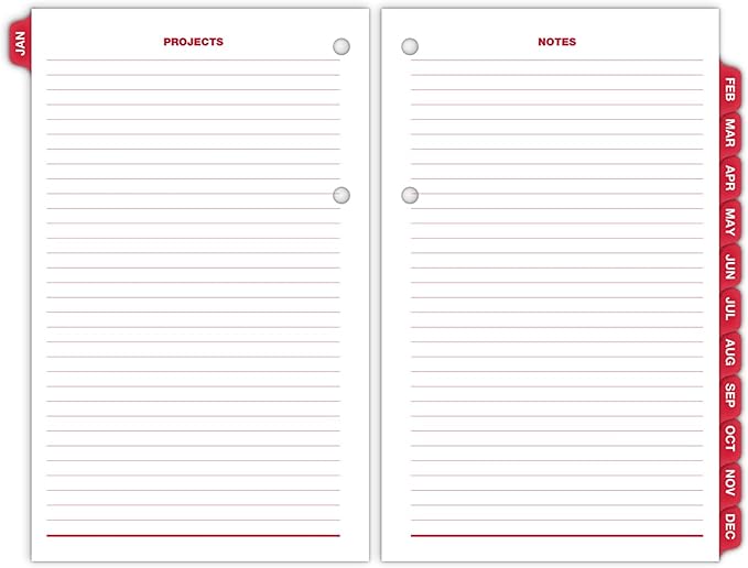 AT-A-GLANCE 2025 Desk Calendar Refill, Daily, 4-1/2" x 7-1/2", Large, Loose-Leaf, Burkhart's Day Counter (E7125025)