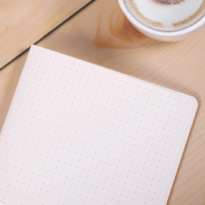 12 Pack Dot Grid Notebook Journals Bulk with Thick Dotted Grid Paper, 60 Pages, 8.3x5.5 inch, A5 Size, Diary Writing Subject Notebooks Planner for Travelers Students Office, Travel Journal Set