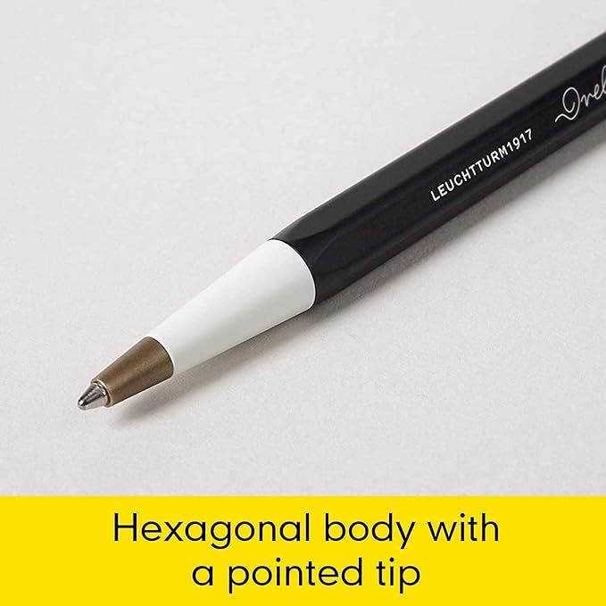 LEUCHTTURM1917 - Drehgriffel Writing Pen (Lemon) - Ballpoint Pen with Royal Blue Ink Included