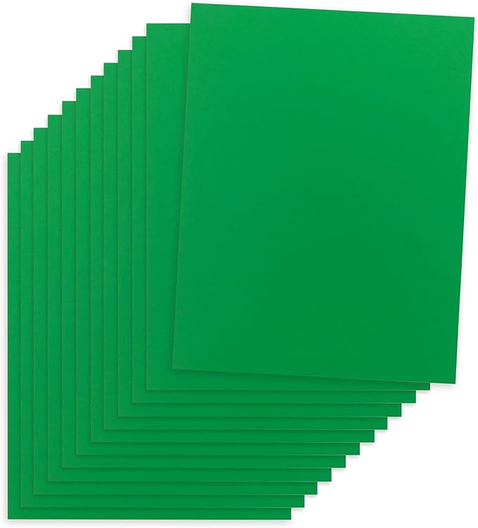 Hygloss Dark Green Colored Paper - 24 lb, 89 GSM, Acid-Free, Fade-Resistant, 11x17-Inch Ledger Size Color Copy Paper, 90 Sheets