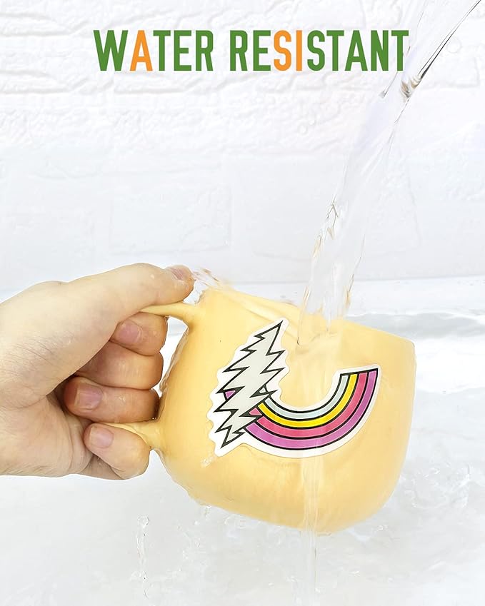 Lzerking Printable Vinyl Sticker Paper - 25 Sheets Matte White Self-Adhesive Waterproof Decal Printable Sticker Paper for Inkjet Printer - Standard Size 8.5x11 Inches DIY Crafts