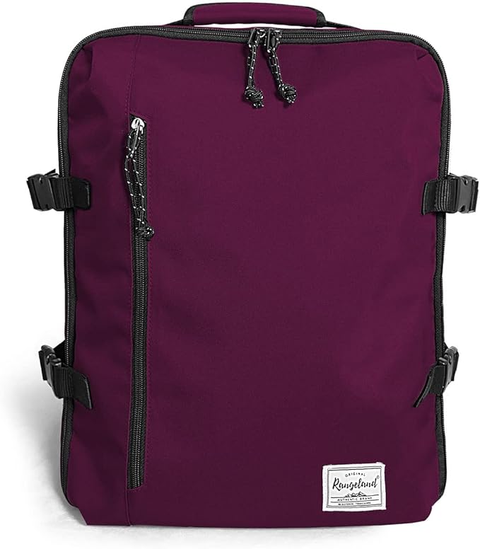 Laptop Travel Backpack Airline Approved Carry-on Under-seat Backpack, Stylish Minimalist Casual, Fuchsia