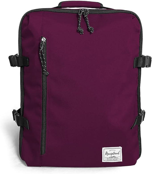 Laptop Travel Backpack Airline Approved Carry-on Under-seat Backpack, Stylish Minimalist Casual, Fuchsia