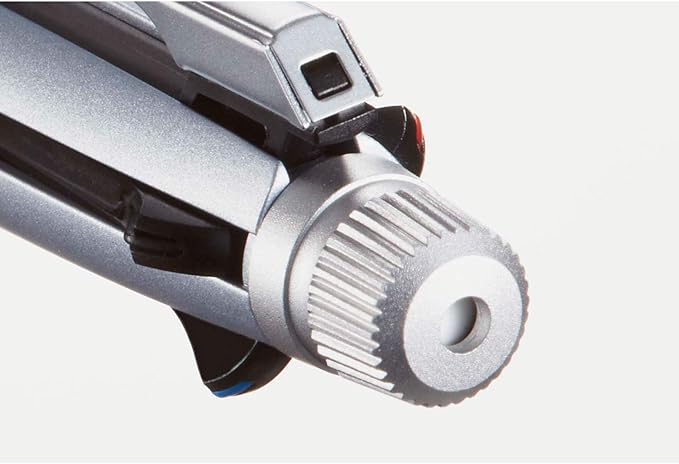 uni Jetstream 4&1 Metal Edition, 0.5mm Ballpoint Pen (Black, Red, Blue, Green) and 0.5mm Mechanical Pencil, Gun Metallic (MSXE52000A05.43)