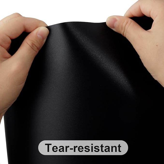 6-Pack Plastic Folders with Pockets,2-Pocket Poly Folders Holds 8-1/2" x 11" Paper for School/Office/Home, Black